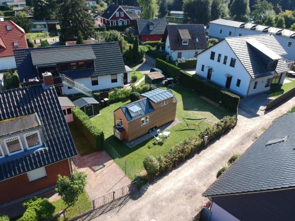 Tiny House Fleesensee Mit Eigenem Garten Und Nur Wenige Meter Vom Seeufer Goehren-Lebbin Exterior photo